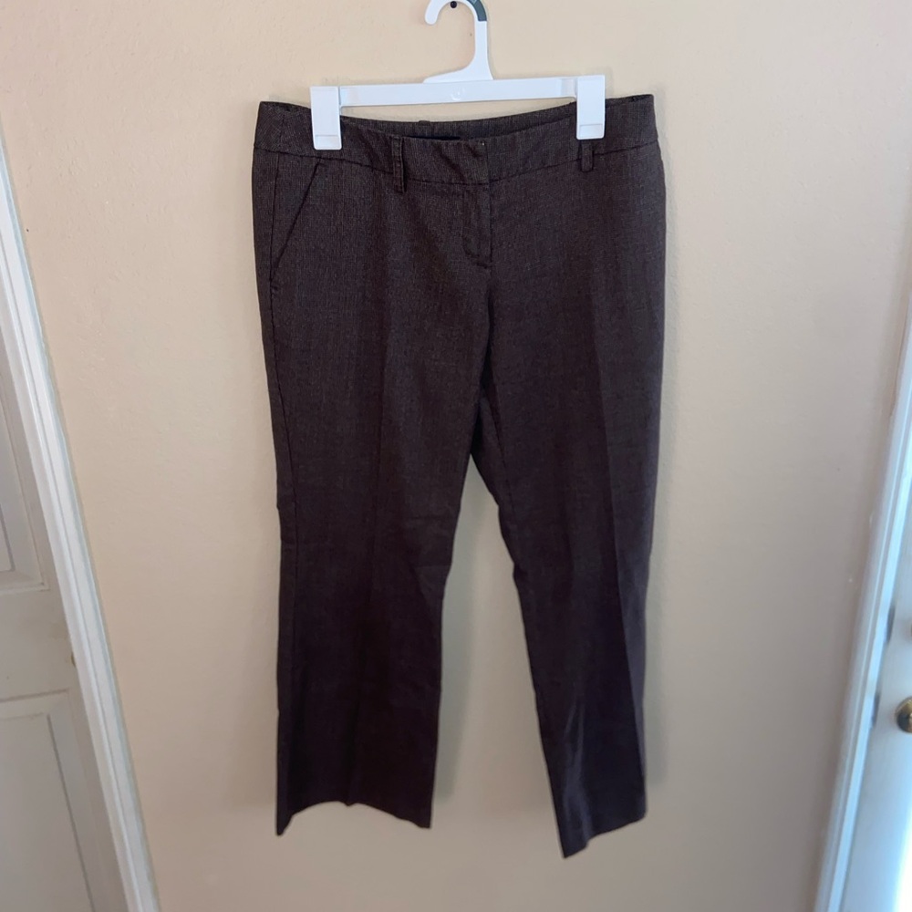 y2k vintage fashion trousers high waisted slacks brown formal indie dress pants - Picture 9 of 13